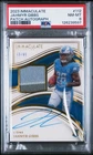 2023 PANINI IMMACULATE COLL PATCH AUTO #112 JAHMYR GIBBS ROOKIE RC 93/99 PSA 8