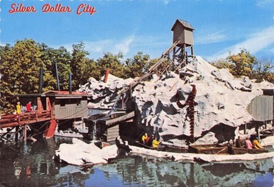 Postcard, Silver Dollar City, Missouri, Flooded Mine