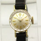 Rolex Caliber 1401 Manual 17 Jewel 14K Yellow Gold 1960's Ladies Cocktail Watch