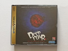 Deep Fear w/Spine Reg-Card Sega Saturn SS Horror Action Adventure Game Japan JP