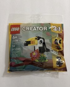 LEGO 30688 - Creator 3 in 1 TROPICAL TOUCAN Polybag GWP Set - BRAND NEW!