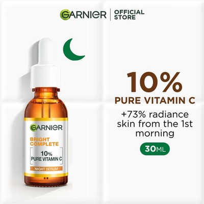 Garnier Bright Complete Overnight Brightening Booster Serum 30ml