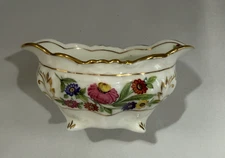 Hammersley "Dresden Sprays" Small Footed Bone China Sugar Bowl England