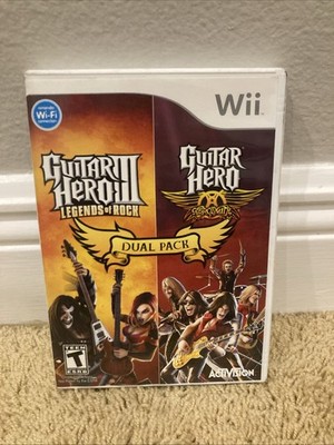 Wii Guitar Hero Legends of Rock & Aerosmith Dual Pack Replacement Case- NO GAME!
