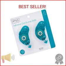 Gina K. Designs for Therm O Web Adhesive Dot Runner Refill, 2-Pack