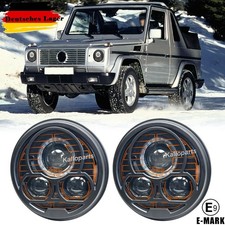 7 Zoll LED Scheinwerfer DRL Für Mercedes Benz G-Klasse W460 W461 W463 Wolf Puch 7 Zoll LED Scheinwerfer DRL Für Mercedes Benz G-Klasse W460 W461 W463 Wolf Puch