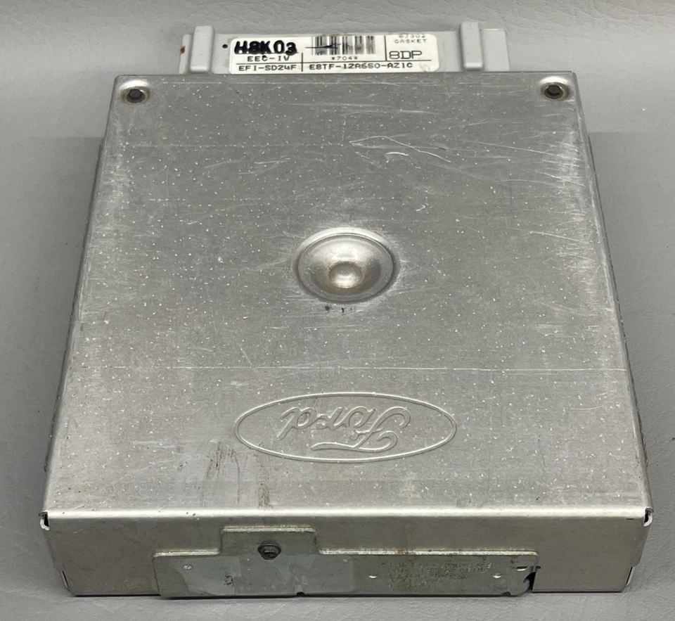 Computadora Mercury Topaz 1988-1990 motor aire acondicionado 2,3 L ECU ECM OEM E8TF-12A650-AZ1C Foto 3 de 4