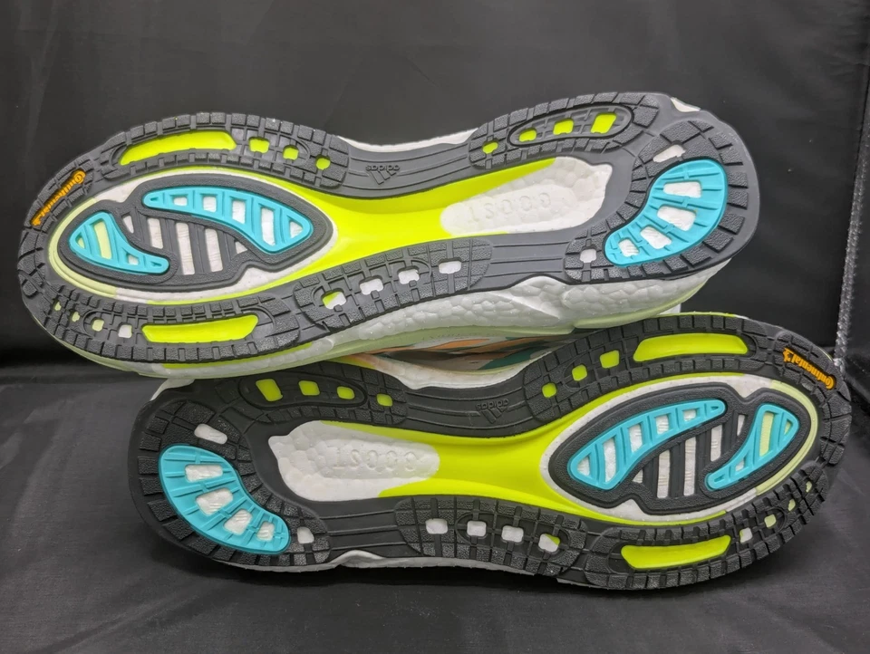 Adidas Solarboost 4 Flash Orange/Mint Rush White Mens Shoes Sz 13 Miami Dolphins - Image 3 of 4