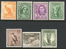 Australia 1948-56 SG.228-230d M/M