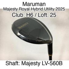 Maruman Majesty Royal Hybrid Utility 2025 H6 Hybrid  25 Majesty LV-560B Regular