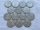 Lot of 14 ----  1969 - 1975 CANADIAN DOLLAR COINS