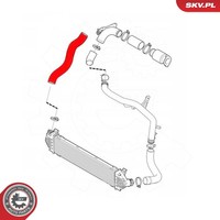 Esen SKV Ladeluftschlauch 43SKV304 FüR Volvo