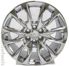 4 New Gm 22 Chevy Silverado Tahoe Oem Chrome Wheels Rims 84453001 4 New Gm 22 Chevy Silverado Tahoe Oem Chrome Wheels Rims 84453001