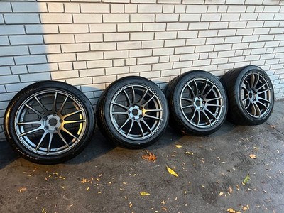 SET JDM 17'' Gramlights RAYS 57Xtreme wheels 5x114.3 255/40/17 Ventus RS4