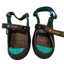 Steel Toe Safety Overshoes Shoe Covers Double Straps Slip Resistant XL Green