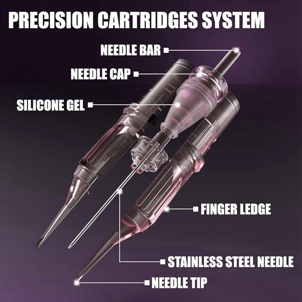 Wireless Tattoo Machine Pen Set, 1.47 in, 2400mAh, Dotting & Memory Function