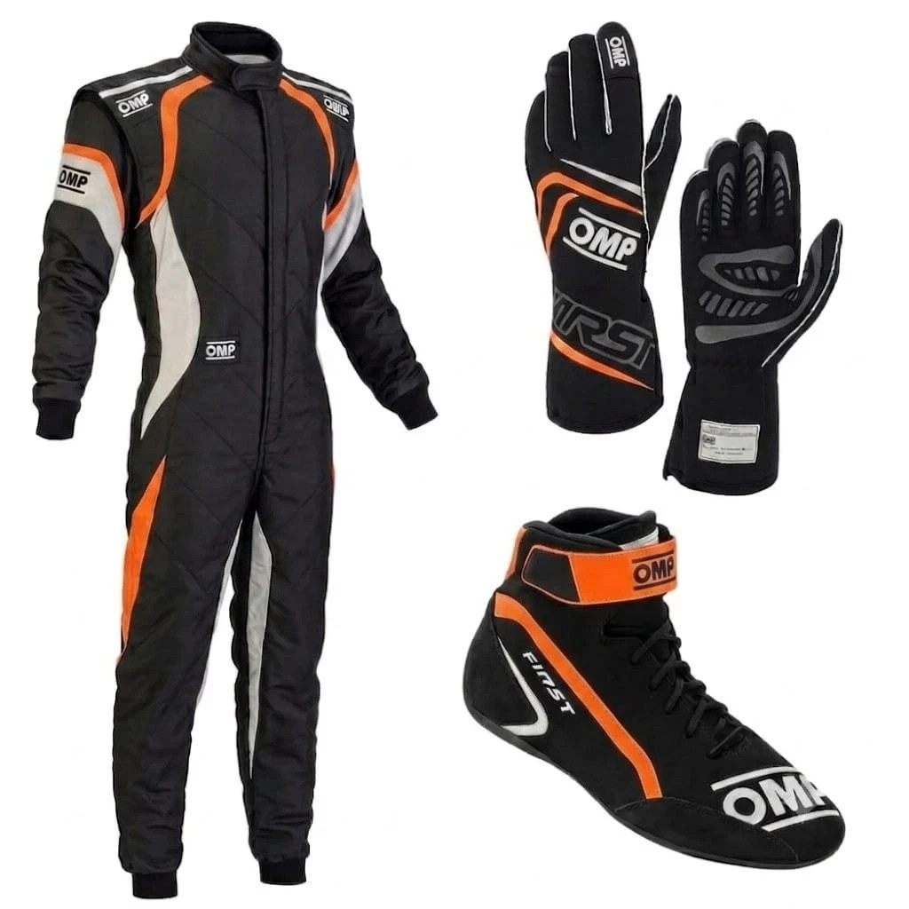 Tuta da gara OMP per go-kart | Tuta da karting omologata Guida amateure