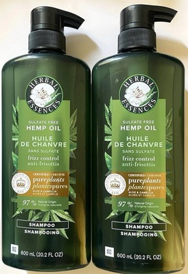 Herbal Essences Hemp Oil Shampoo Sulfate Free 20.2 Fl Oz - 2 Pack