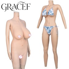 Silikon Body C/G Cup Brustformen Fake Vagina H&uuml;ftformend weiblicher Body Suit