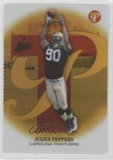 2002 Topps Pristine Gold Refractor Die-Cut 1/79 Julius Peppers #137 HOF 06pp