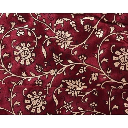 Handmade Silk Cotton Soft Jaipuri Razai Double Bed Quilt Ac Blanket 85X10 inches - Image 3 of 3