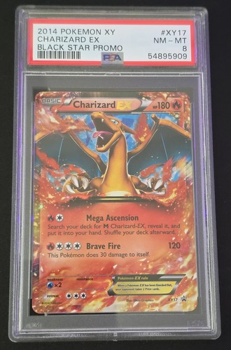 Charizard-EX graded PSA 8 for sale on eBay