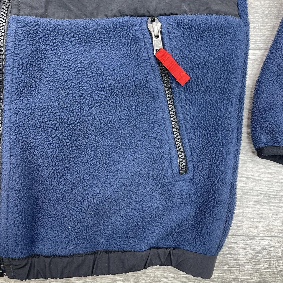 Chaqueta polar The North Face juvenil mediana 10/12 azul negro cremallera completa Polartec Foto 4 de 4