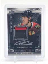 LUKAS REICHEL 2022-23 UD PREMIER FOCUS RPA ROOKIE PATCH RC AUTO /125 Q6845