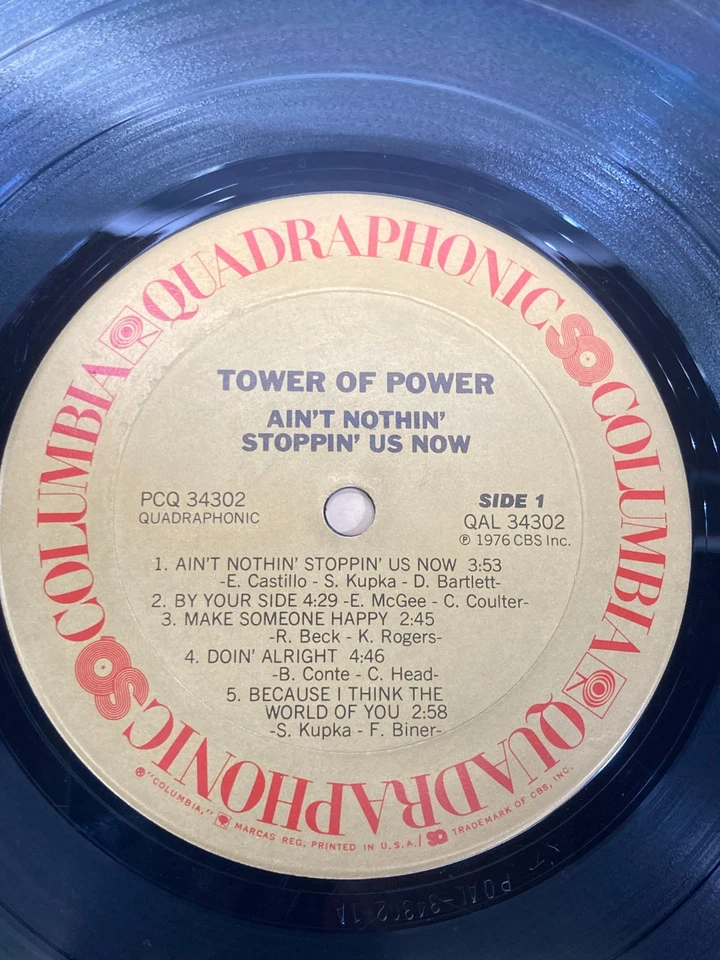 Tower Of Power Ain't Nothin' Stoppin' Us Now Vinyl LP 1976 Columbia Record - Image 2 of 4