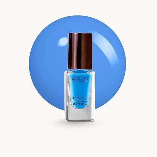 HYUE Gel FX Nail Polish | Cobalt | 8ml | Ultra-Glossy Gel Finish | 14 Day Long-La
