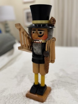 Steinbach (likely) Chimney Sweep Ladder Nutcracker 14.5 in Please Read