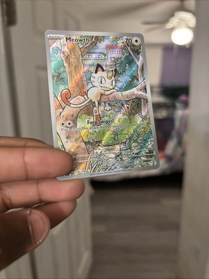 Selling This 2025 POKEMON PFL EN-PHANTASMAL FLAMES 106 MEOWTH ILLUSTRATION RARE