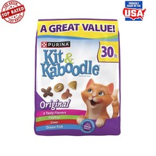 Original Nutritious Dry Cat Food Kibble Chicken Liver Turkey Oceanfish 30lb Bag 1.10 per pound