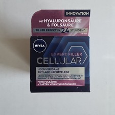 NIVEA - Filler Cellulare - Crema Notte Antietà Acido Ialuronico e Folico - 50ml