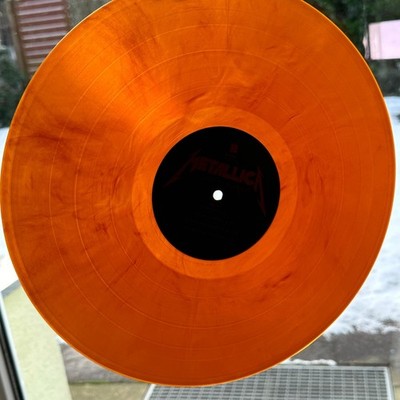 Metallica Master Of Puppets Battery Brick Translucent Vinyl Record 2024 Pressing