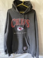 Mitchell  Ness Gray Kansas City Chiefs Pullover Hoodie Size XL