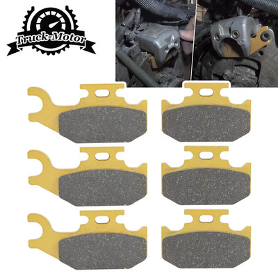 For Can-Am Outlander 400 500 650 800 Max Renegade Ceramic Front + Rear Brake Pad