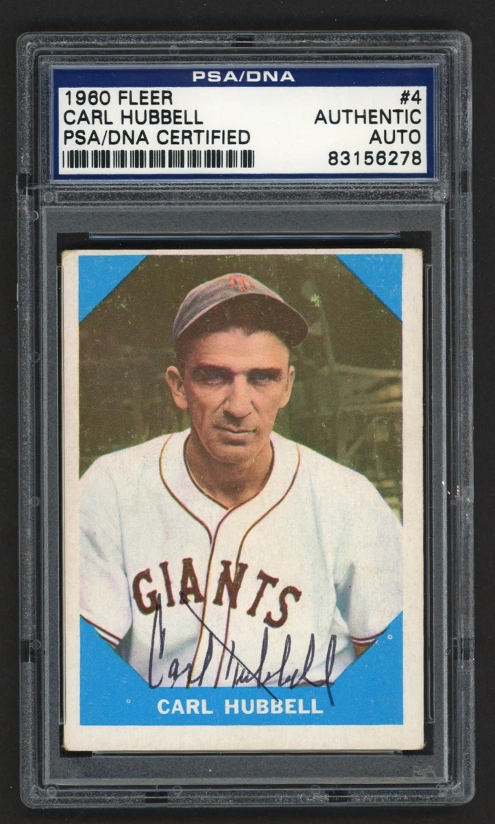 25+ Carl Hubbell MLB Original Autographed Items for sale | Updated