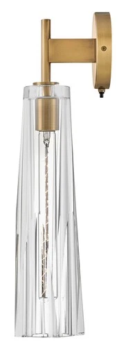 Fredrick Ramond FR31100-CL Cosette 1 Light 21" Tall Wall Sconce - Brass - Picture 2 of 4