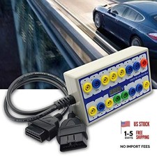 Obd 2 Breakout Box - Obd 2 Protocol Detector Tester Auto Car Tools White