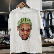 RODMAN WORM BOOTED BANGER (90s ENERGY) WHITE T-SHIRT