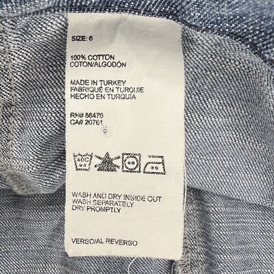 ミミ Y2k Era Tommy Hilfiger Size 6 Blue Denim Skirt Cotton Classic Mini