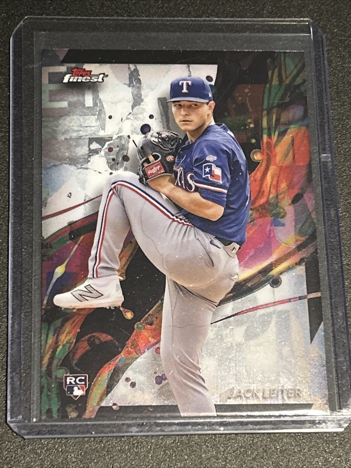 2024 Topps Finest #32 Jack Leiter Rookie Texas Rangers RC