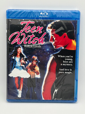 Teen Witch (1989) Blu-ray Robyn Lively 80s Romantic Comedy Fantasy OOP NEW