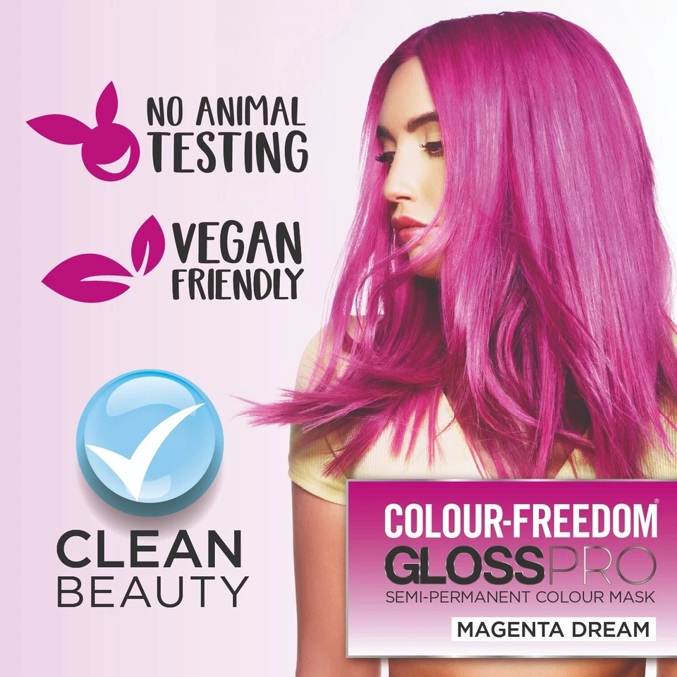 Colour Freedom Gloss Pro Semi Permanent Vibrant Colour Range with Pureplex 150ml - Image 2 of 4