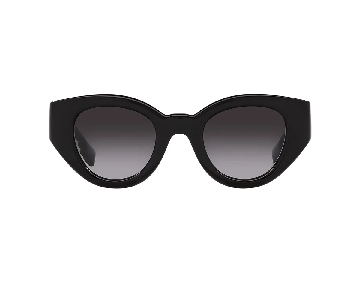 Burberry Sonnenbrille BE4390 Meadow 30018G Schwarz Grau Damen | eBay