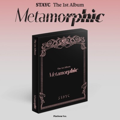 STAYC [METAMORPHIC] The 1st Album PLATFORM Ver/QR Card+7 Photo Card+Sticker+GIFT