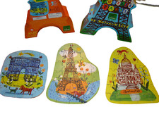 2008 VILAC 3x25 75 Piece Wooden Paris Eiffel Tower Jigsaw Puzzles Age 3 