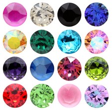 AUREA Crystals A1088 Chaton Round Stones Crystals More Colors Sizes