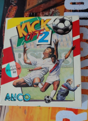 Kick Off 2 (Anco 1991) Commodore Amiga (Disk, Manual, Box) works 16-bit classic